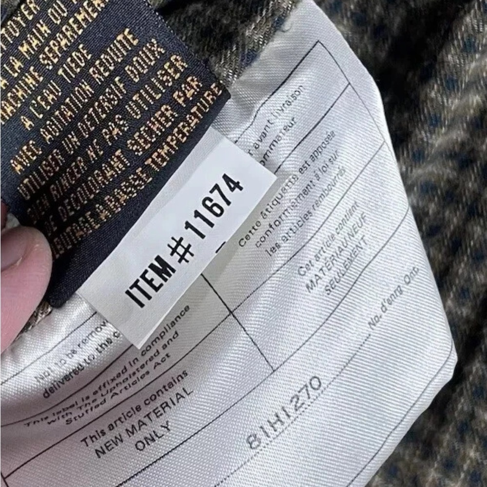 VINTAGE Eddie Bauer Chore Jacket Men L Green Goose Down Removable Liner Dad coat - Picture 11 of 16